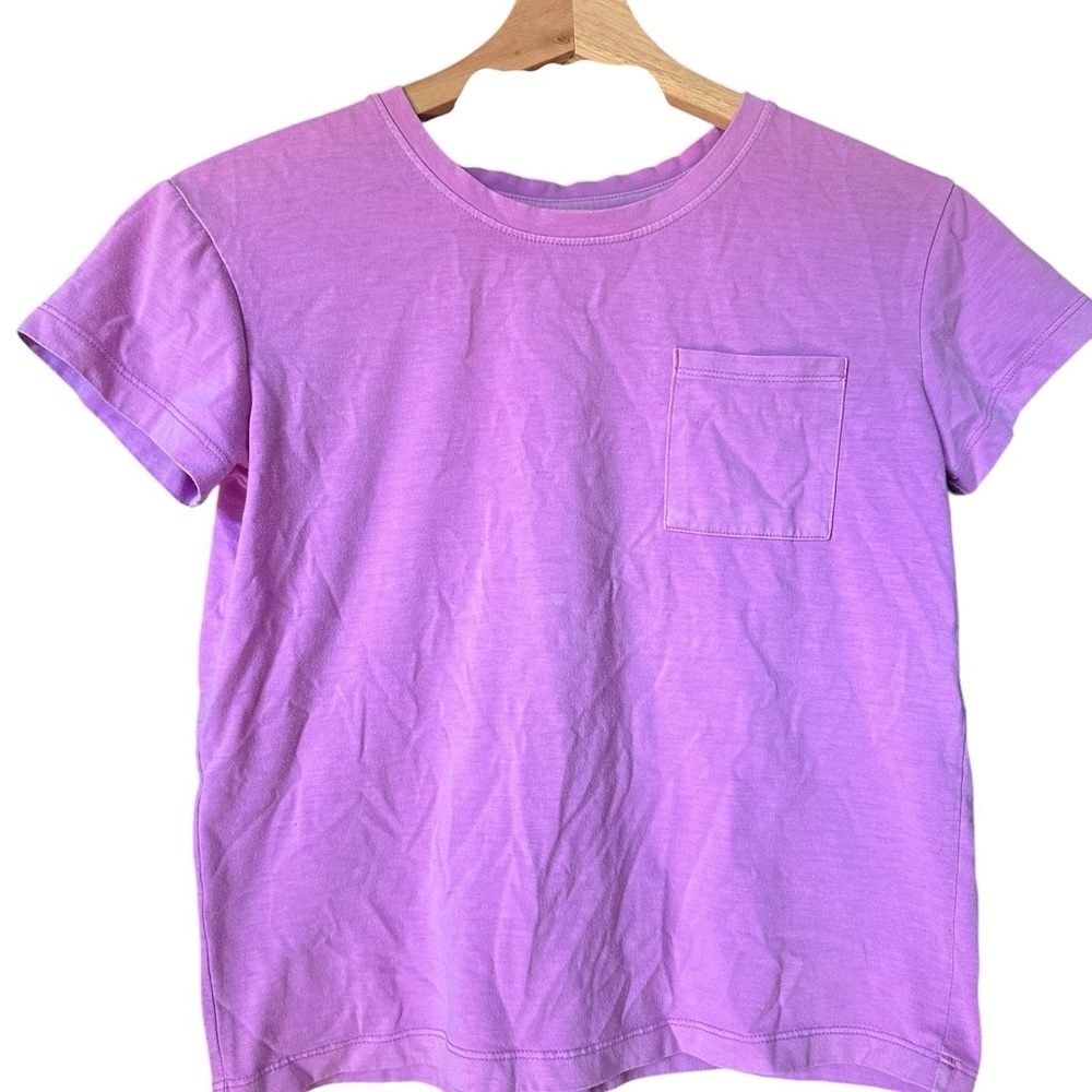 Cat & Jack Purple Short Sleeve Tee Purple Tees - Short Sleeve Size Large 10/12